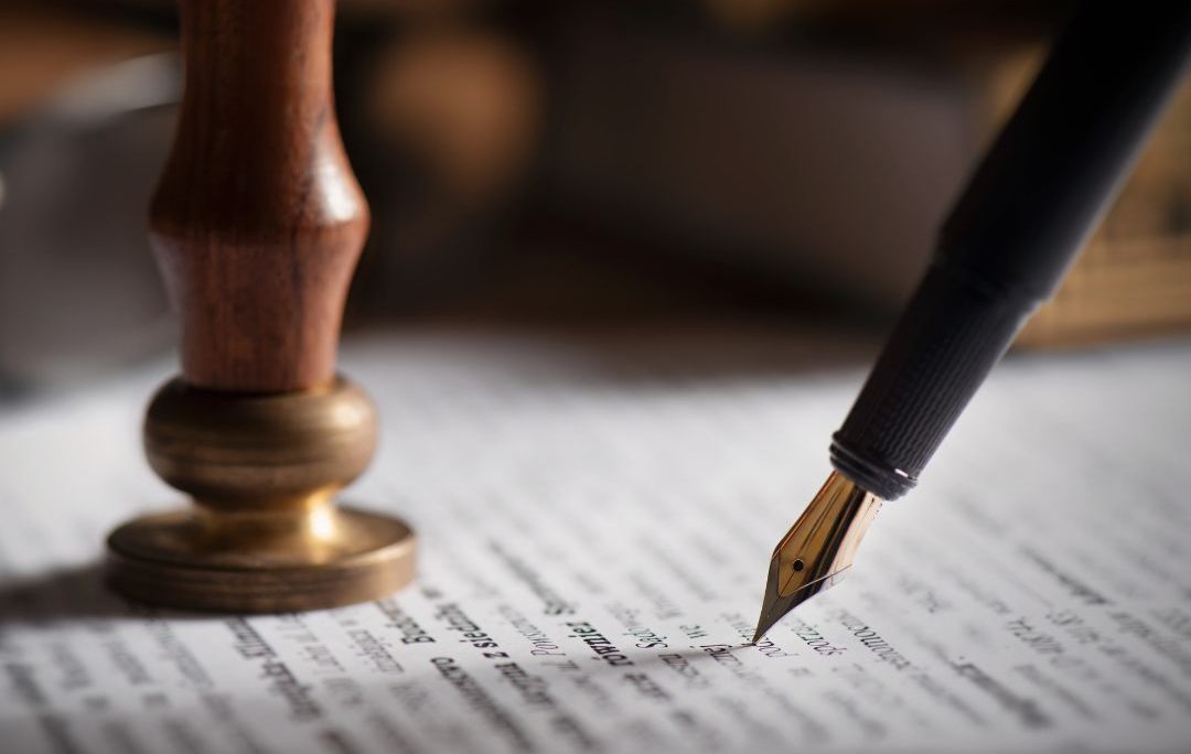 Process of notarizing a document